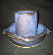 " POTTERY BACON COOKER BY PAUL GASKINS " " POTTERY BACON COOKER BY PAUL GASKINS "