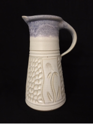 " POTTERY PITCHER BY JIM CORNELL " " POTTERY PITCHER BY JIM CORNELL "