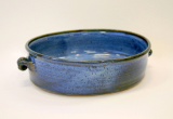 JERRY PRUITT CASSEROLE DISH (OVAL) BLUE COBALT JERRY PRUITT CASSEROLE DISH (OVAL) BLUE COBALT