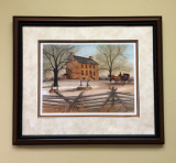 P.BUCKLEY MOSS FRAMED PRINT " MEMORIES OF MANASSAS " P.BUCKLEY MOSS FRAMED PRINT " MEMORIES OF MANASSAS "