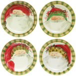 VIETRI OLD ST. NICK ROUND DINNER PLATE - ASSORTED VIETRI OLD ST. NICK ROUND DINNER PLATE - ASSORTED