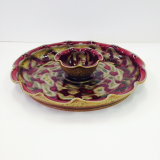 RAY POTTERY RED CHIP N' DIP RAY POTTERY RED CHIP N' DIP