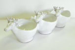 VIETRI REINDEER THREE PART BOWL VIETRI REINDEER THREE PART BOWL
