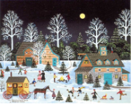 JANE WOOSTER SCOTT " THE NEIGHBORHOOD POND " LITHOGRAPH PRINT JANE WOOSTER SCOTT " THE NEIGHBORHOOD POND " LITHOGRAPH PRINT