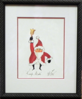 P. BUCKLEY MOSS FRAMED PRINT " KRINGLE BELLS " P. BUCKLEY MOSS FRAMED PRINT " KRINGLE BELLS "