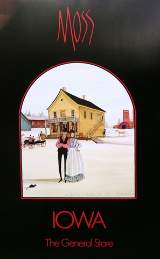 P. BUCKLEY MOSS POSTER " IOWA " P. BUCKLEY MOSS POSTER " IOWA "